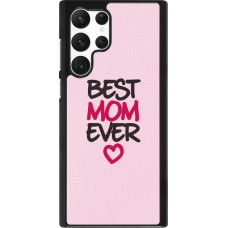 Samsung Galaxy S22 Ultra Case Hülle - Mom 2023 best Mom ever pink