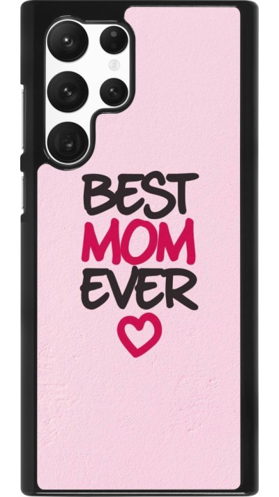 Samsung Galaxy S22 Ultra Case Hülle - Mom 2023 best Mom ever pink