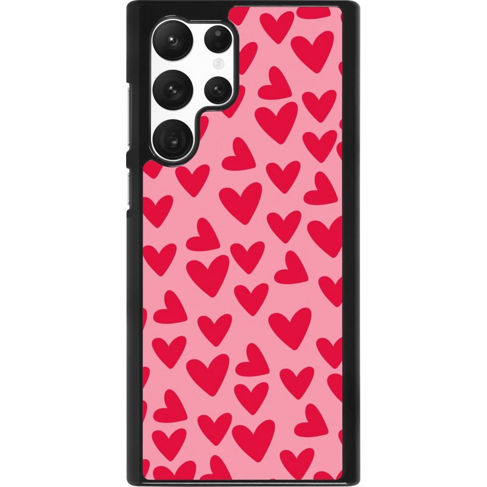 Samsung Galaxy S22 Ultra Case Hülle - Mom 2024 kleine Herzen