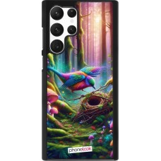Coque Samsung Galaxy S22 Ultra - Oiseau Nid Forêt