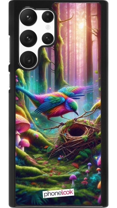 Coque Samsung Galaxy S22 Ultra - Oiseau Nid Forêt