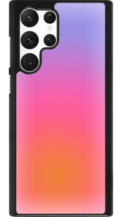 Samsung Galaxy S22 Ultra Case Hülle - Orange Pink Blue Gradient
