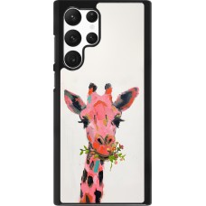 Coque Samsung Galaxy S22 Ultra - Pink Girafe Paint