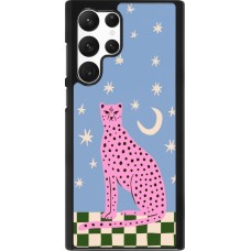 Coque Samsung Galaxy S22 Ultra - Pink leopard with stars 2026