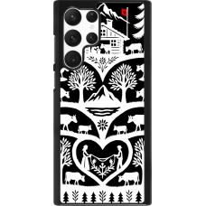 Coque Samsung Galaxy S22 Ultra - Poya Suisse 2 noir