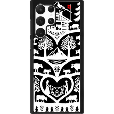 Coque Samsung Galaxy S22 Ultra - Poya Suisse 2 noir