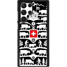 Coque Samsung Galaxy S22 Ultra - Poya Suisse 3 noir