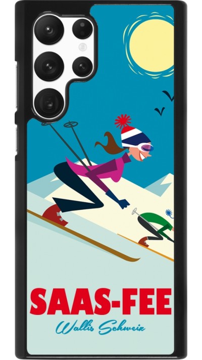Coque Samsung Galaxy S22 Ultra - Saas-Fee Ski Downhill