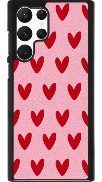 Samsung Galaxy S22 Ultra Case Hülle - Saint Valentines Day 26 Pattern heart
