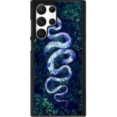 Samsung Galaxy S22 Ultra Case Hülle - Snake Blue Anaconda