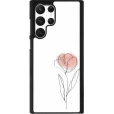 Samsung Galaxy S22 Ultra Case Hülle - Spring 23 minimalist flower