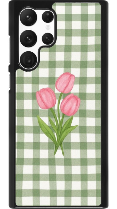Samsung Galaxy S22 Ultra Case Hülle - Green vichy tulips Spring 2026