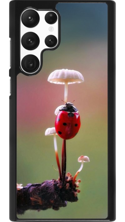 Samsung Galaxy S22 Ultra Case Hülle - Ladybird on a mushroom Spring 2026