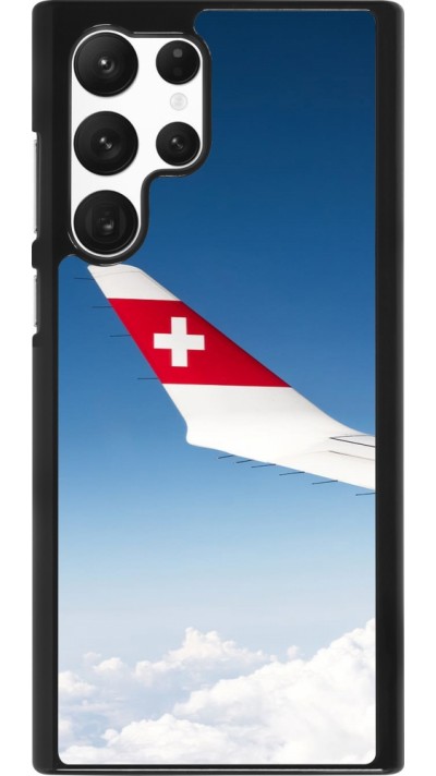 Samsung Galaxy S22 Ultra Case Hülle -  Schweizer Nationalfeiertag Sky Swiss Flag