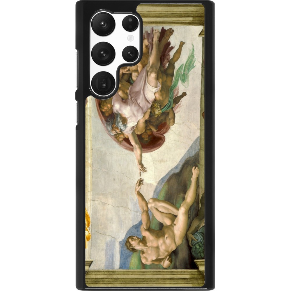 Samsung Galaxy S22 Ultra Case Hülle - Kunstbild - Die Erschaffung Adams - Michelangelo