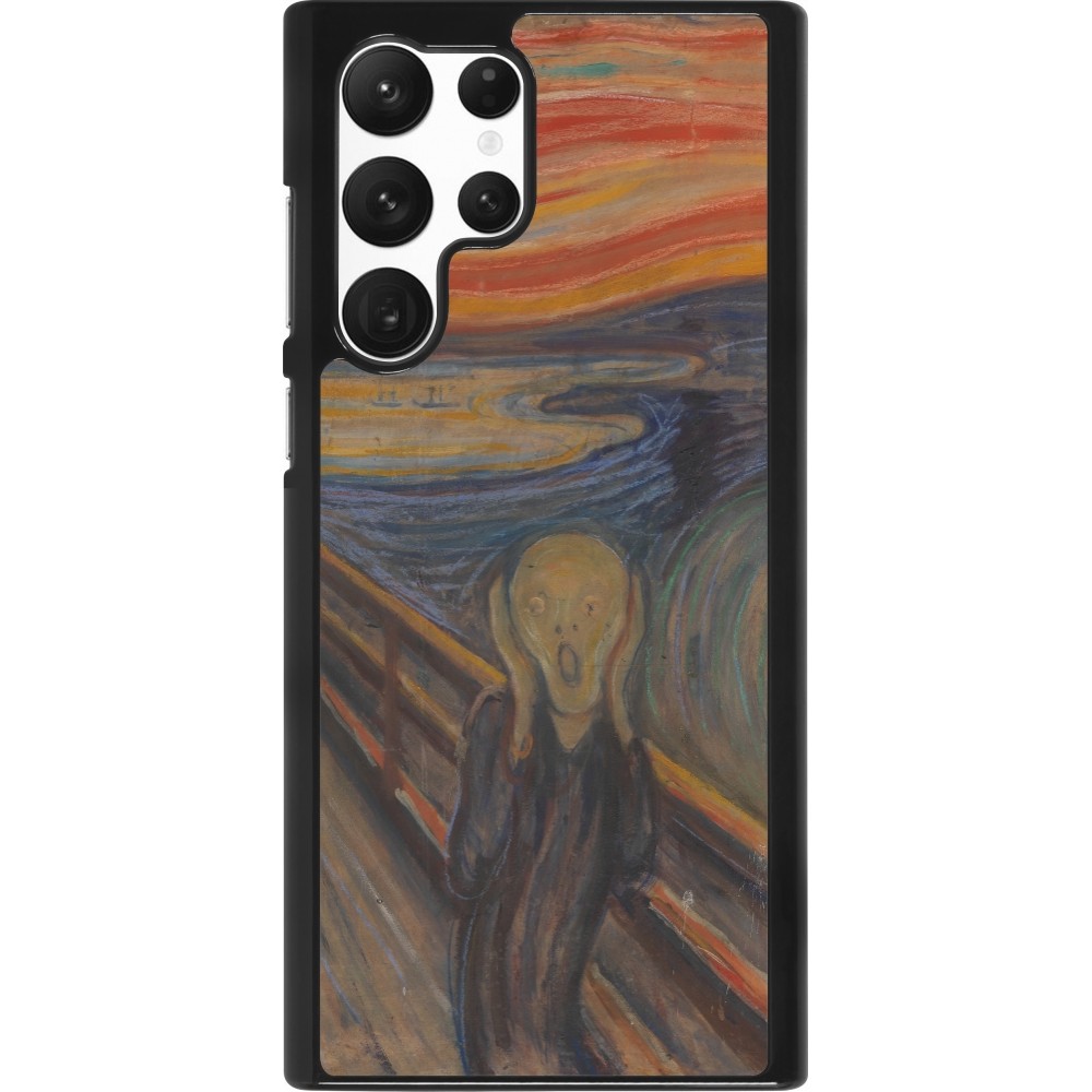 Coque Samsung Galaxy S22 Ultra - Tableau art - Le Cri - Edvard Munch
