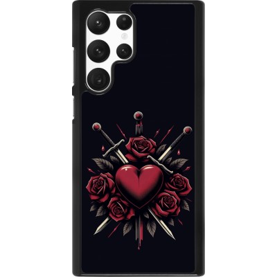 Samsung Galaxy S22 Ultra Case Hülle - Valentine 2024 gothic love
