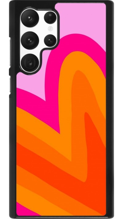 Samsung Galaxy S22 Ultra Case Hülle - Valentine 2024 heart gradient