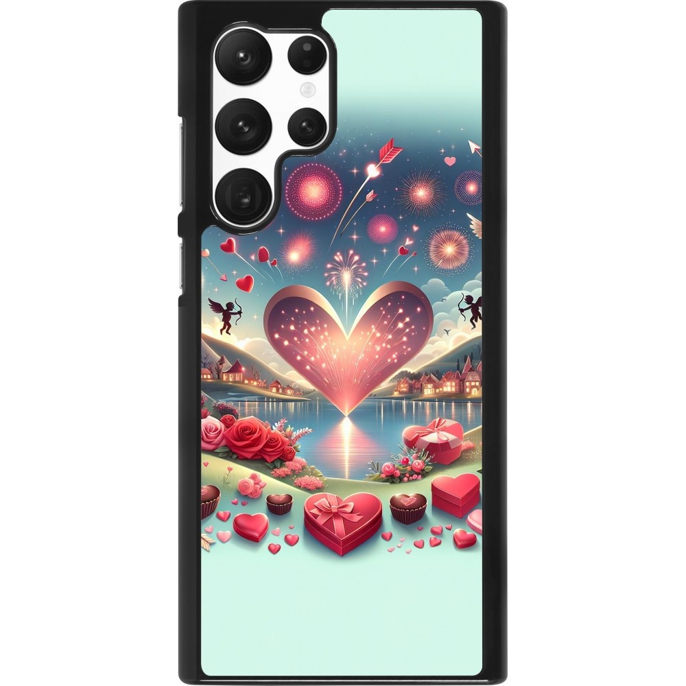 Samsung Galaxy S22 Ultra Case Hülle - Valentin 2025 Schick