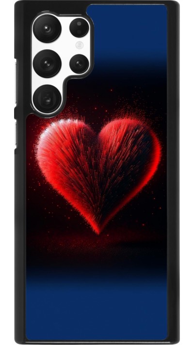 Coque Samsung Galaxy S22 Ultra - Valentine 2025 coeur rouge