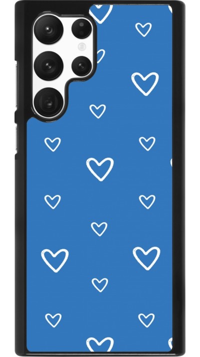 Coque Samsung Galaxy S22 Ultra - Valentine 2023 blue hearts
