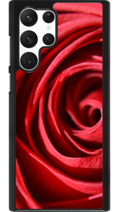 Coque Samsung Galaxy S22 Ultra - Valentine 2023 close up rose