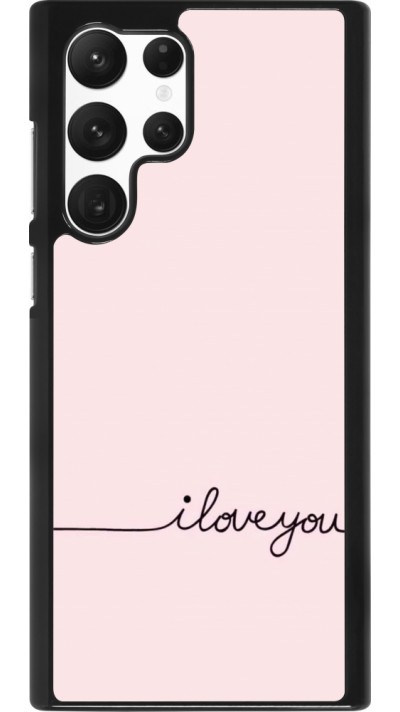 Coque Samsung Galaxy S22 Ultra - Valentine 2023 i love you writing