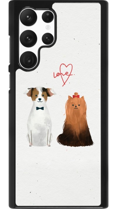 Coque Samsung Galaxy S22 Ultra - Valentine 2023 love dogs
