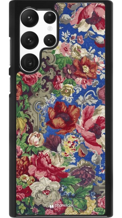 Coque Samsung Galaxy S22 Ultra - Vintage Art Flowers