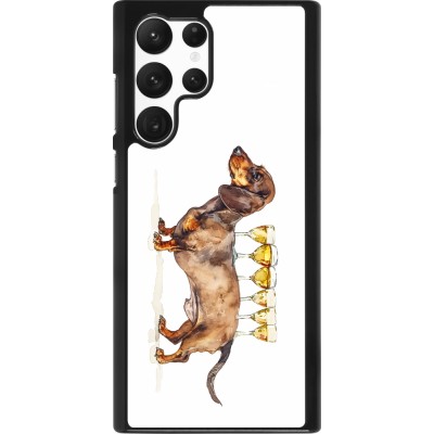 Coque Samsung Galaxy S22 Ultra - Wine Teckel