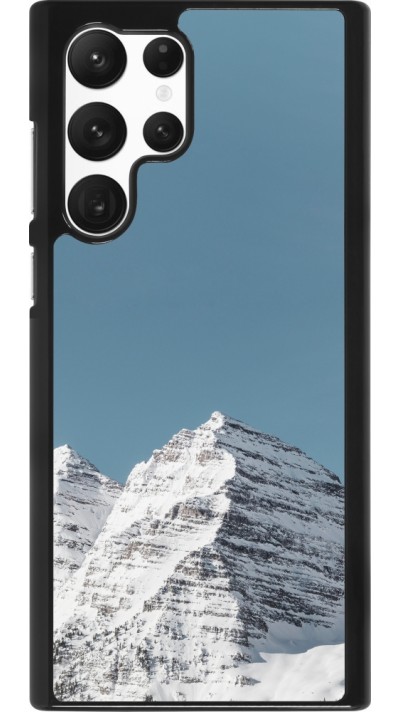 Coque Samsung Galaxy S22 Ultra - Winter 22 blue sky mountain