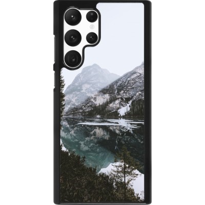 Coque Samsung Galaxy S22 Ultra - Winter 22 snowy mountain and lake