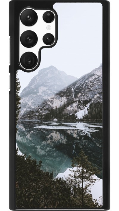 Coque Samsung Galaxy S22 Ultra - Winter 22 snowy mountain and lake