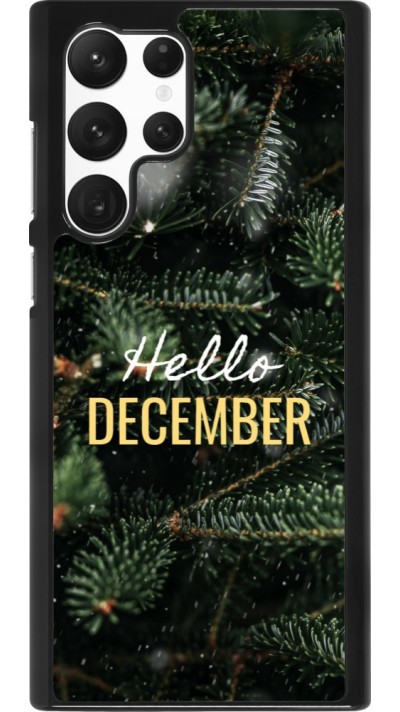 Coque Samsung Galaxy S22 Ultra - Winter 25 Winter hello december
