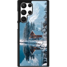 Samsung Galaxy S22 Ultra Case Hülle - Winter 25 Winter house forest day