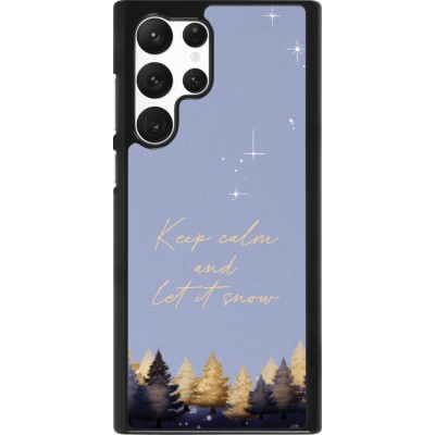 Samsung Galaxy S22 Ultra Case Hülle - Winter 25 Winter illustration of trees