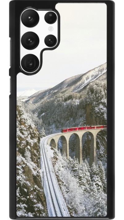 Coque Samsung Galaxy S22 Ultra - Winter 25 Winter polar express