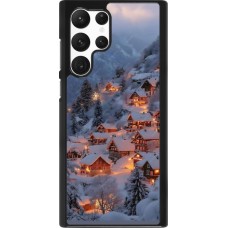Samsung Galaxy S22 Ultra Case Hülle - Winter 25 Winter snowy village