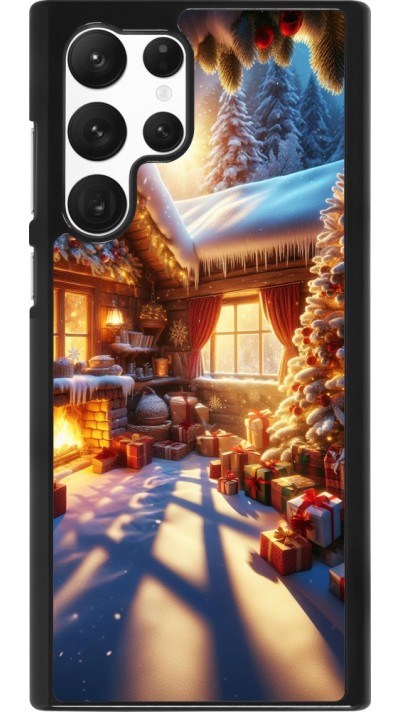 Coque Samsung Galaxy S22 Ultra - Noël Chalet Féerie
