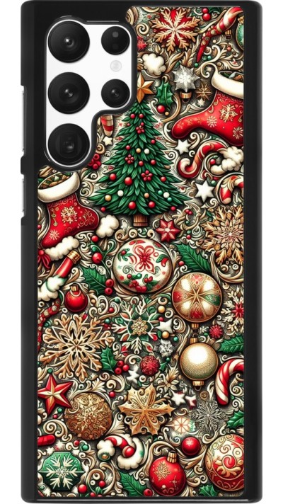 Coque Samsung Galaxy S22 Ultra - Noël 2023 micro pattern