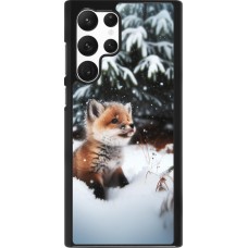 Coque Samsung Galaxy S22 Ultra - Noël 2023 Renardeau sapin