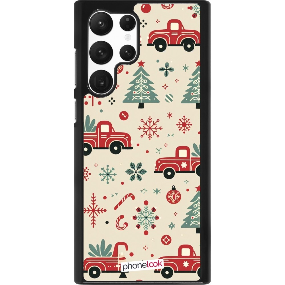 Coque Samsung Galaxy S22 Ultra - Noël 2024 Camion Sapin