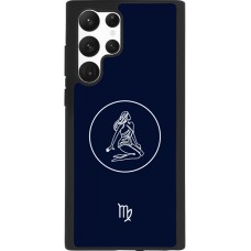 Samsung Galaxy S22 Ultra Case Hülle - Silikon schwarz Astrologie Jungfrau
