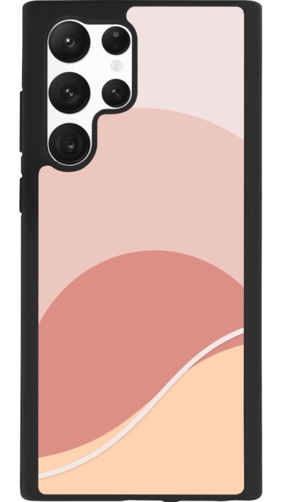 Samsung Galaxy S22 Ultra Case Hülle - Silikon schwarz Autumn 22 abstract sunrise