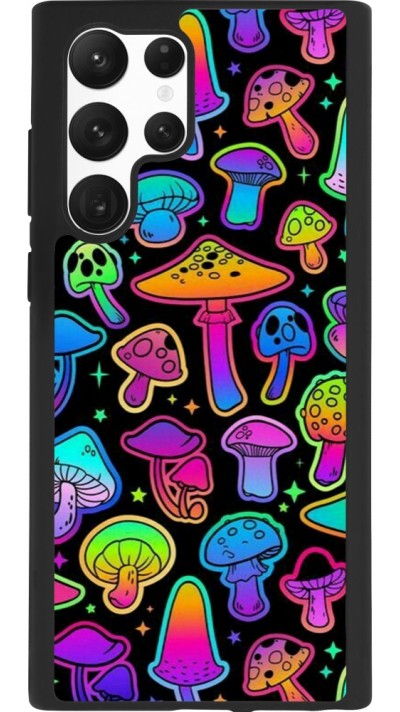 Samsung Galaxy S22 Ultra Case Hülle - Silikon schwarz Autumn 2024 magic mushrooms