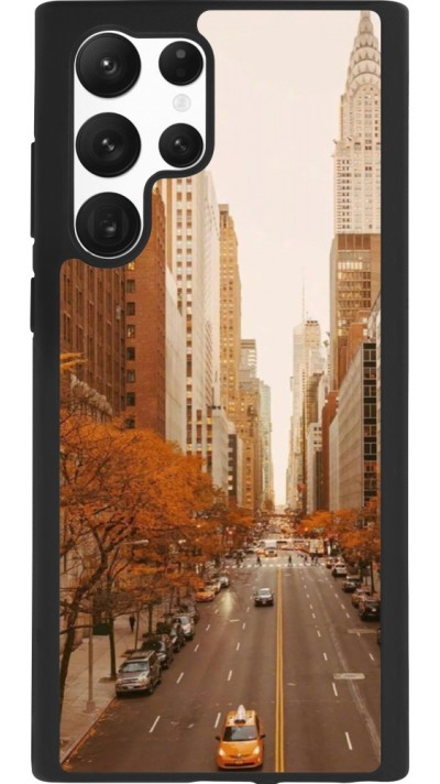 Samsung Galaxy S22 Ultra Case Hülle - Silikon schwarz Autumn 2024 New York city