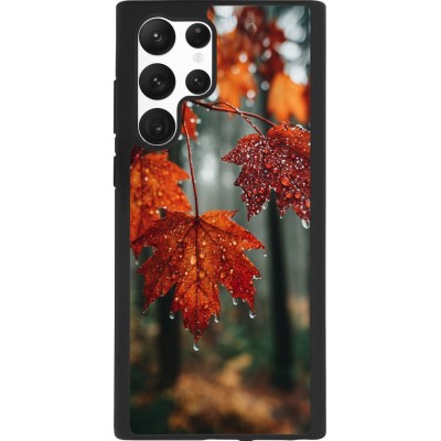 Samsung Galaxy S22 Ultra Case Hülle - Silikon schwarz Autumn 25 Rain