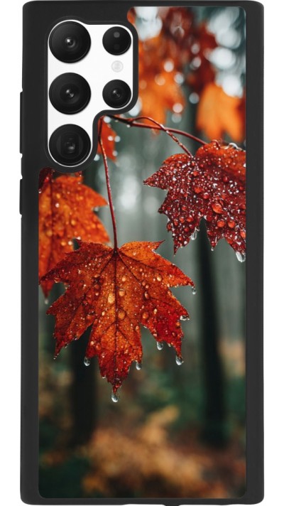 Samsung Galaxy S22 Ultra Case Hülle - Silikon schwarz Autumn 25 Rain
