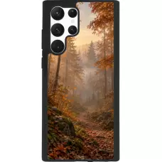 Coque Samsung Galaxy S22 Ultra - Silicone rigide noir Autumn 26 Autumn walk