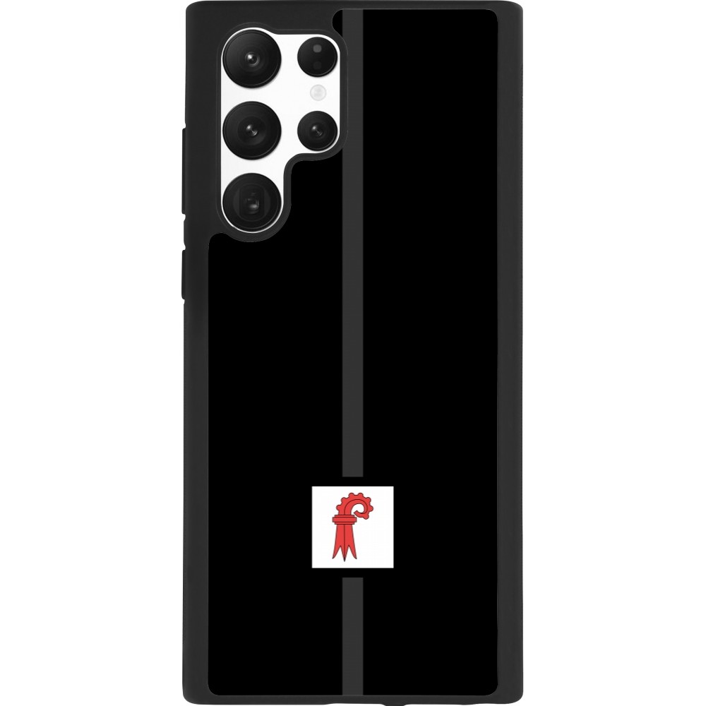 Coque Samsung Galaxy S22 Ultra - Silicone rigide noir Canton BL noir